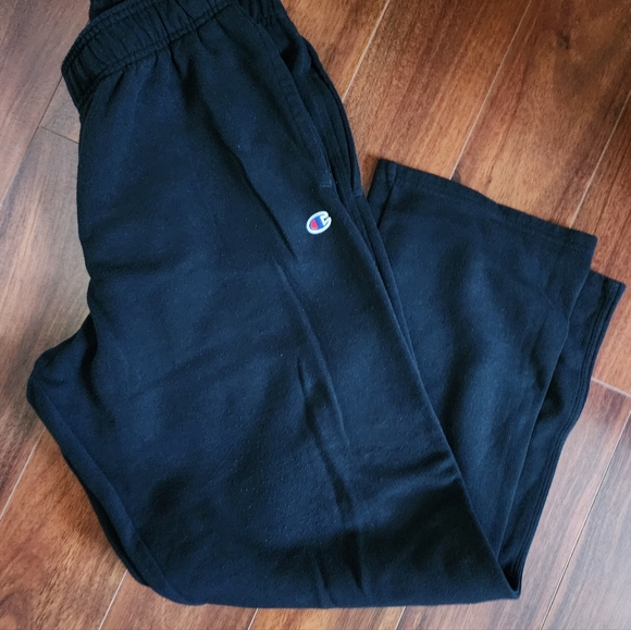 NEW Champion Men's Sweatpants, Powerblend, Fleece, Open-Bottom Sweatpants - Picture 2 of 3